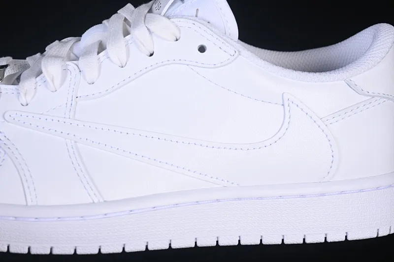 All categories Air Jordan Jordan series basketball shoes Air Jordan 1 Low foreign trade version Travis Scott x Fragment Design x Air Jordan 1 Low OG SP AJ1 Joe 1 family and friends limited pure white low-top cultural casual sneakers TD1228-111